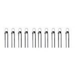 5 mm Şeffaf Beyaz Led Paketi - 10 Adet