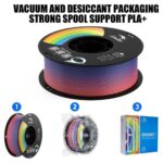 Creality Ender PLA+ Filament ( Gökkuşağı ) Rainbow 1.75mm 1kg - Görsel 2