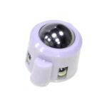 Metal Sarhoş Teker Mini Beyaz 14mm