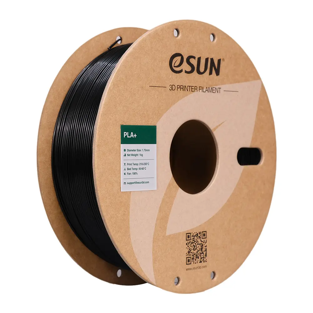 Esun_PLA_siyah ESUN PLA Filament Siyah ( Black ) 1.75mm 1Kg - Görsel 1