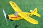 Piper Super Cub Pm 2008 Model Lastik Motorlu Demonte Serbest Uçuş Modeli