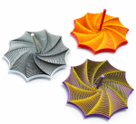 Geometrik Spiral Topaç