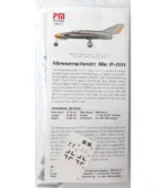 PM Model 217 1/72 Ölçek, Messerschmitt P.1111 Avcı Uçağı, Plastik Model kiti - Görsel 3