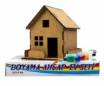 Boyama Ahşap Çitli Ev Seti