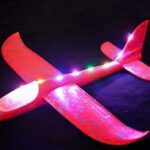 Köpük El Planörü - Led Işıklı- Elle Atılan Eğlenceli Dayanıklı Uçan Oyuncak (38 cm)