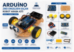 Arduino 2WD Engelden Kaçan Robot Araba Kiti - Görsel 4