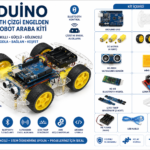 Arduino Bluetooth Çizgi Engelden Kaçan Robot Araba Kiti - 4WD
