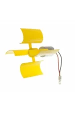 Dc Mikro Motor Küçük Led Dikey Eksen Rüzgar Türbini Jeneratörü - Görsel 2