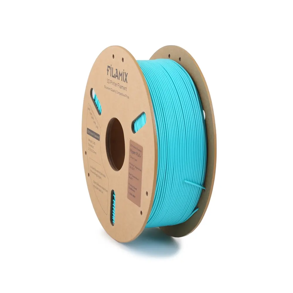 Filamix-hyper-pla-filament-cyan2 Antalya Filamix Hyper PLA+ Camgöbeği (Cyan) - Görsel 1