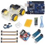 Arduino Bluetooth Çizgi Engelden Kaçan Robot Araba Kiti - 4WD