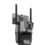 Rose AHD-30180 Dış Mekan Wifi Kamera 5K 4K Çift Lens Çift Ekranlar PTZ Kamera 231133