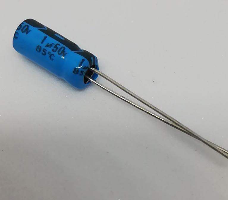 50 1uF 50V 5X11 85' R:5 Elektrolitik Kondansatör - Görsel 1