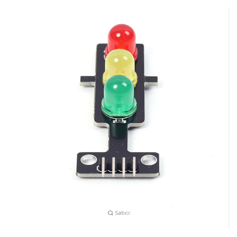 arduino-led-trafik-lambasi-modulu-renk-ve-isik-sensorleri-direncnet-38191-14-B Arduino LED Trafik Lambası Modülü - Görsel 1