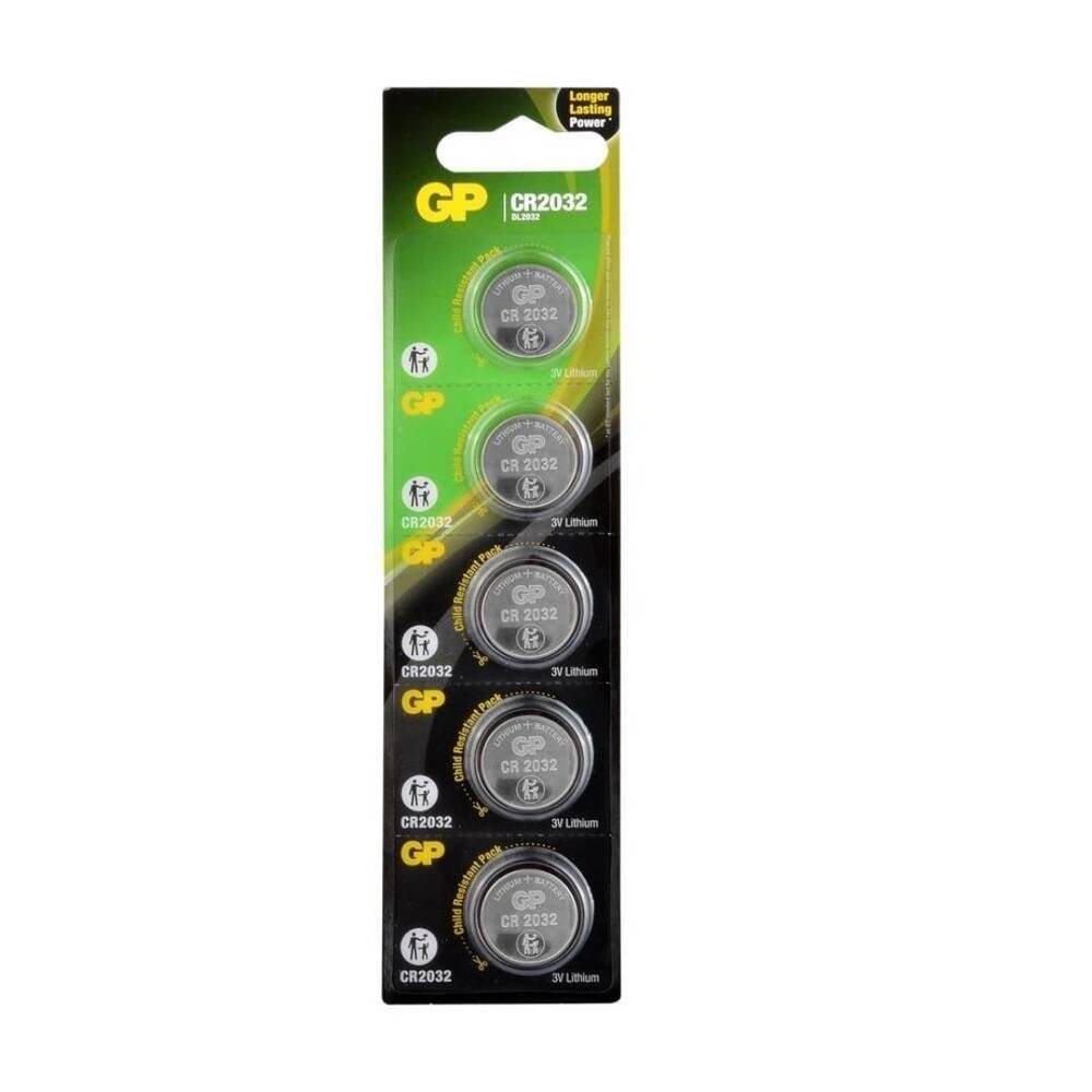 gp-cr2032-3v-lithium-lityum-dugme-pil-5li-blister-pil-batarya-gp-robo90-55393-58-B (1) GP CR2032 - 3V Lithium - Lityum Düğme Pil - 5li Blister - Görsel 1