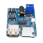 TF Kart ve USB Flash Disk Girişli WAV, MP3 Çalar Modül - 3W Amfi - Görsel 2
