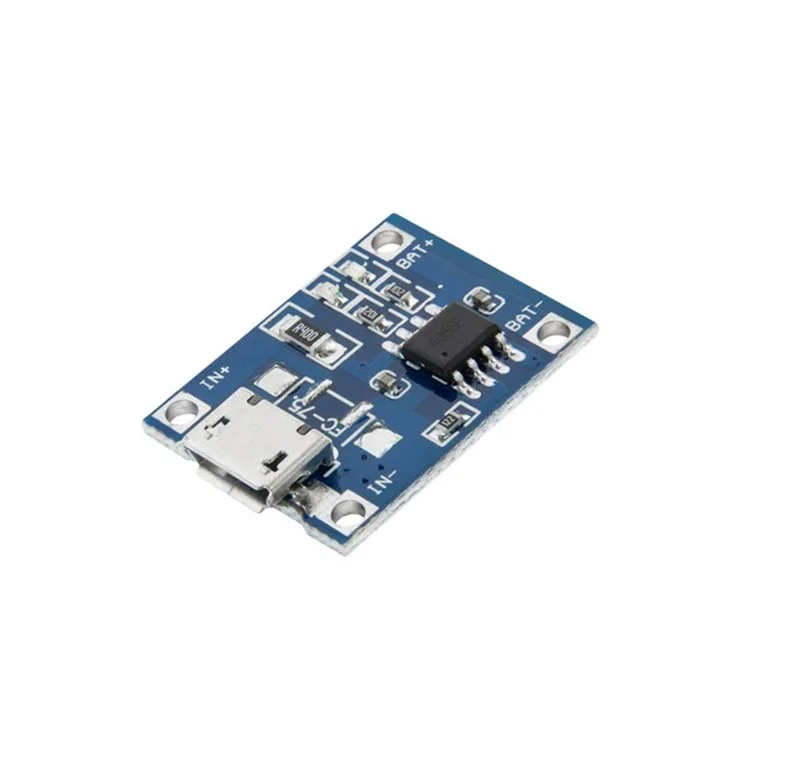 tp4056-1a-lipo-li-ion-pil-sarj-devresi-- TP4056 1A LİPO-Lİ lon Pil Şarj Devresi Micro USB Girişli-1S Lipo Pil Uyumlu - Görsel 1
