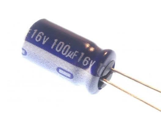 100uF kandansatör 100uF 16V Kondansatör - Görsel 1