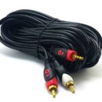 2RCA-3.5 MM STEREO KABLO GOLD 3METRE