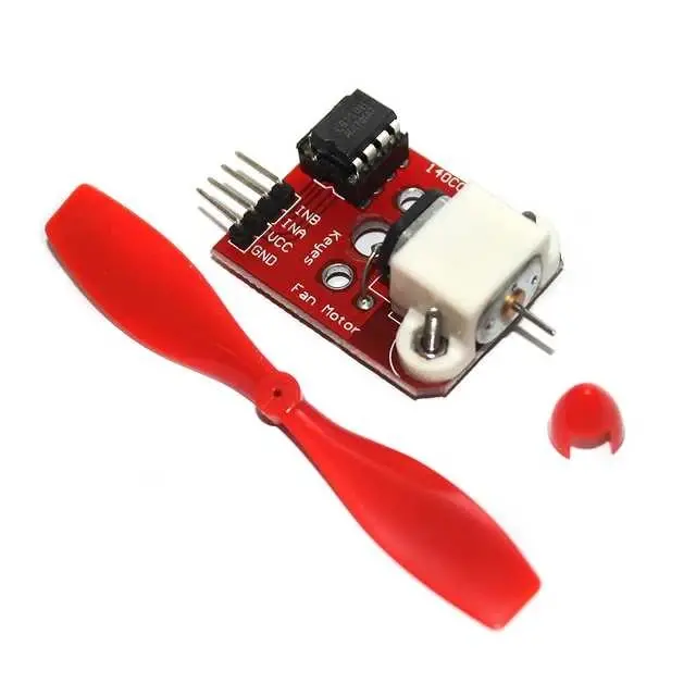 a084 l9110 sürücülü motor ve fan modülü AR-084 L9110 SÜRÜCÜLÜ MOTOR VE FAN MODÜLÜ - Görsel 1