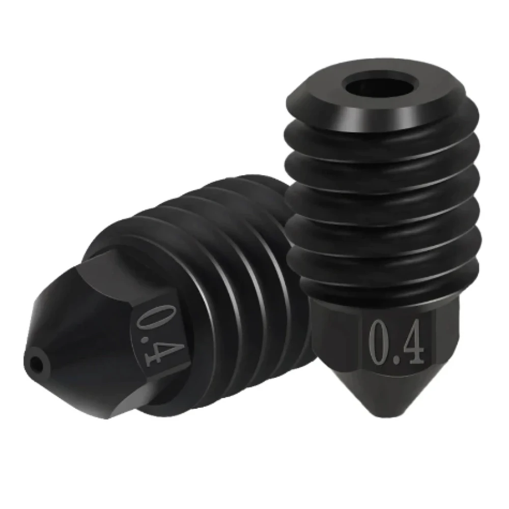 bambu-lab-sertlestirilmis-celik-nozzle-cesitleri BAMBU LAB A1-A1 MİNİ SERTLEŞTİRİLMİŞ ÇELİK NOZZLE (0.4 MM) - Görsel 1