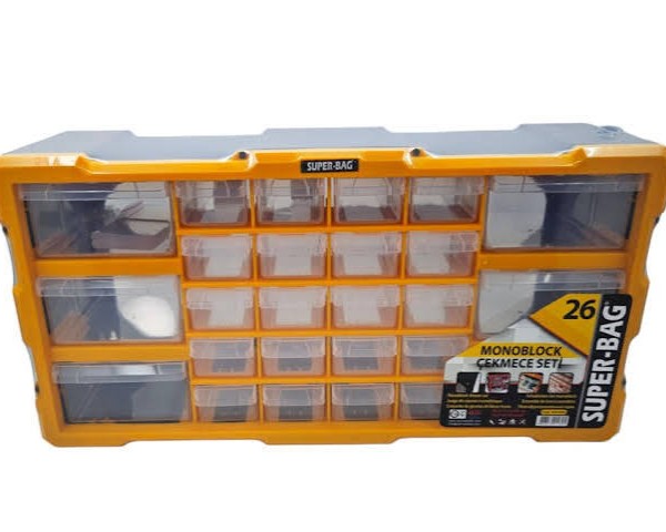 images (13) SÜPER BAG MONOBLOK ÇEKMECE SETİ 26 GÖZLÜ - Görsel 1