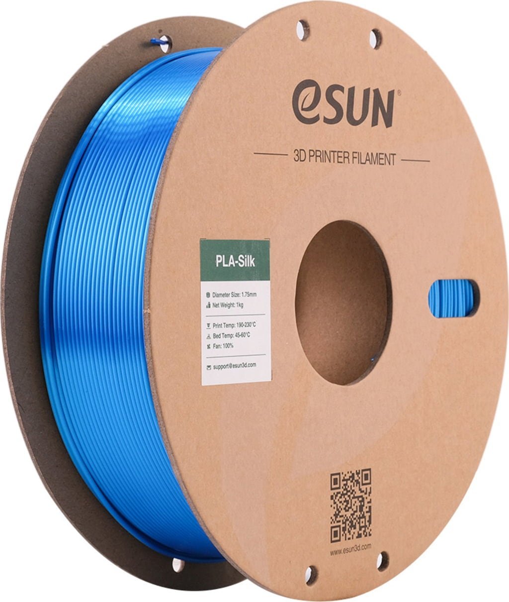Eesun Silk Cam göbeği Antalya eSUN Silk PLA 3D Printer Filament Camgöbeği ( Cyan ) - Görsel 1