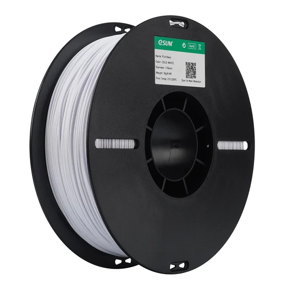 1f03e621-27bf-46e3-b1c1-a4804bbb05ac-3-43d2 Esun Pla-Basıc 3D Filament Soğuk Beyaz (Cold Whıte) - Görsel 1