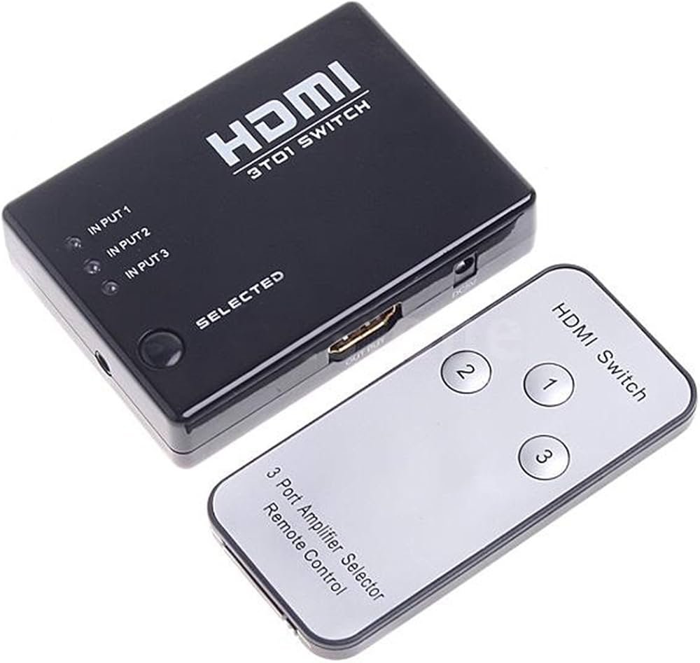61afZYhxSYL._AC_UF1000,1000_QL80_ Kumandalı 3'li HDMI Çoklayıcı - Görsel 1